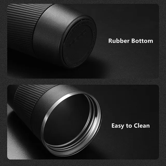 Double Stainless Steel Coffee Thermos Mug with Non-slip Case Car Vacuum Flask Travel Insulated Bottle 5