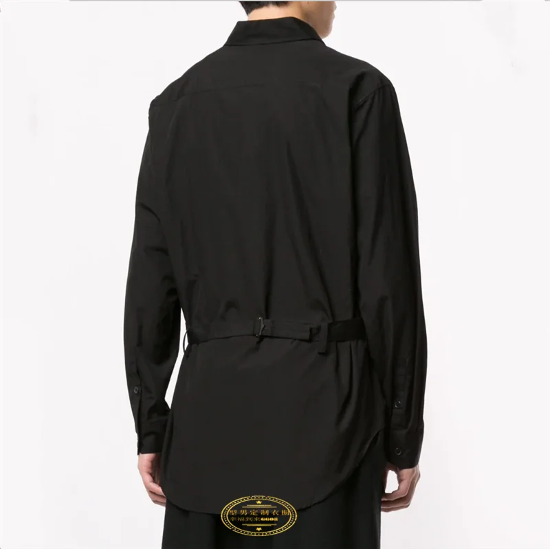 S~ 6XL! Размер на заказ плюс модный Мужской Дикий Молодежный персональный Длинный Рукав Рубашка Модный джемпер