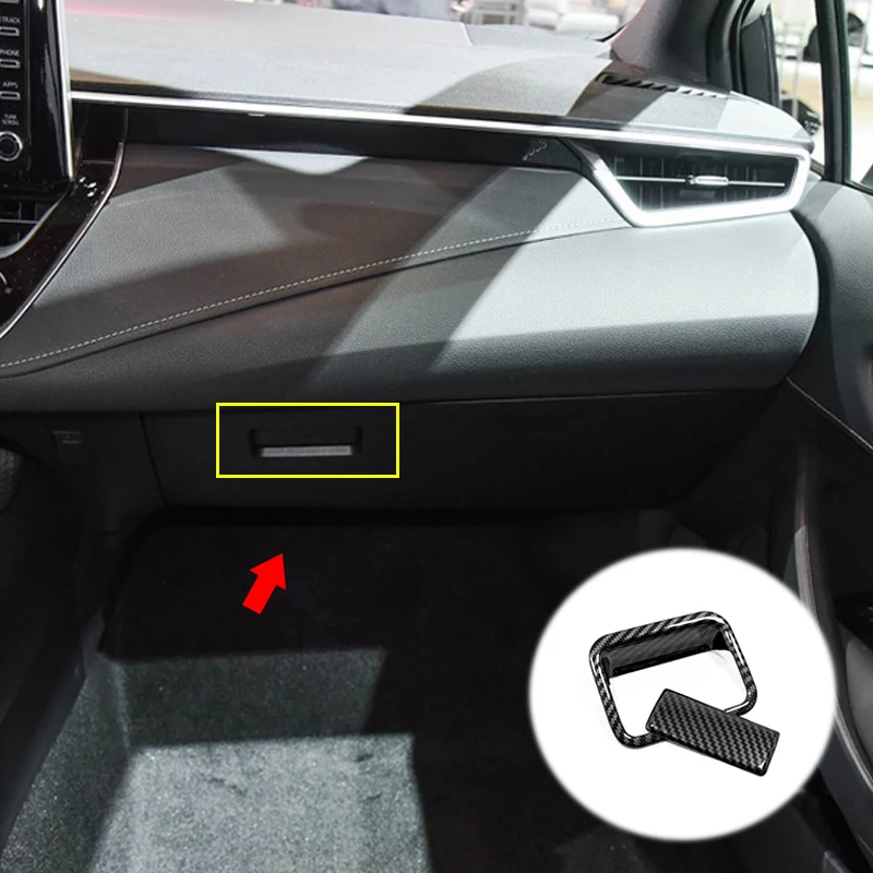 Чехол для перчаток из АБС-пластика автомобиля Toyota corolla E210 Sedan 2019 2020 аксессуары 2 шт.