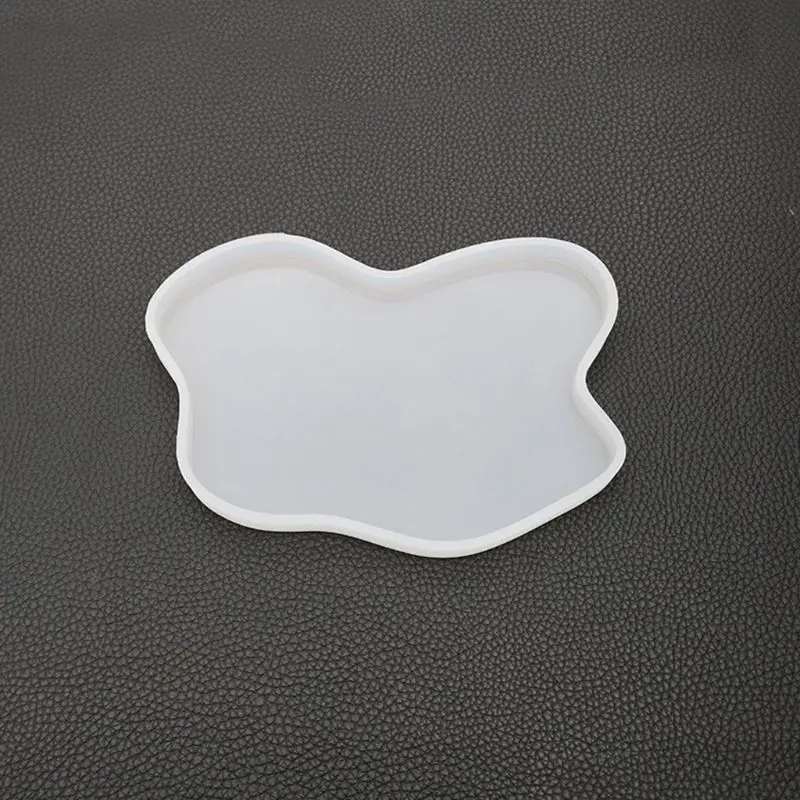 DIY Кристалл эпоксидной формы нерегулярные подстаканник чашки Pad Плесень ручной работы смолы формы 634D