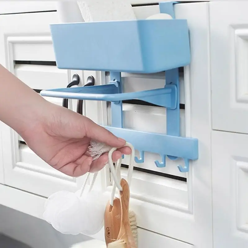 Вешалка для полотенца настенный кухонный шкафчик, сервант вешалка с крючками