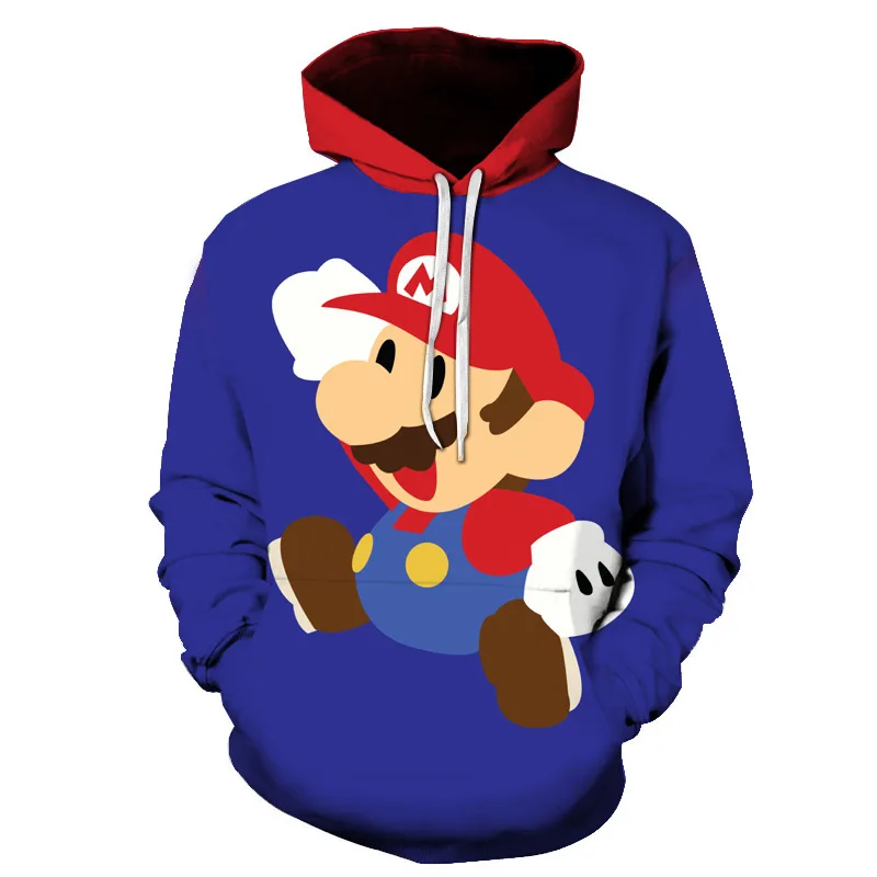 

Hoodies Super Mario / Zelda / Pikachu 3D Full Print Hoodie Sweatshirt Boys Girls Long Sleeve Streetwear Jacket Coat