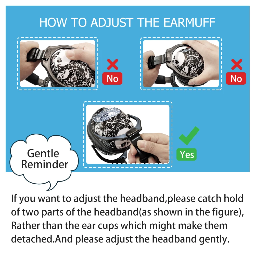 do bebe muffs ajustavel reducao de ruido 05
