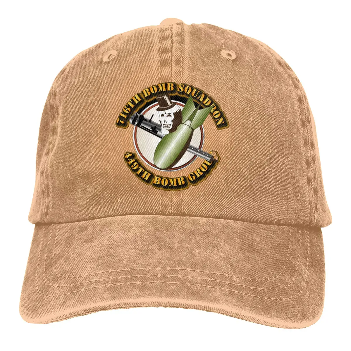 716th Bomb Squadron-449th Bomb Group-15th Air Force Нейтральная Регулируемая бейсболка