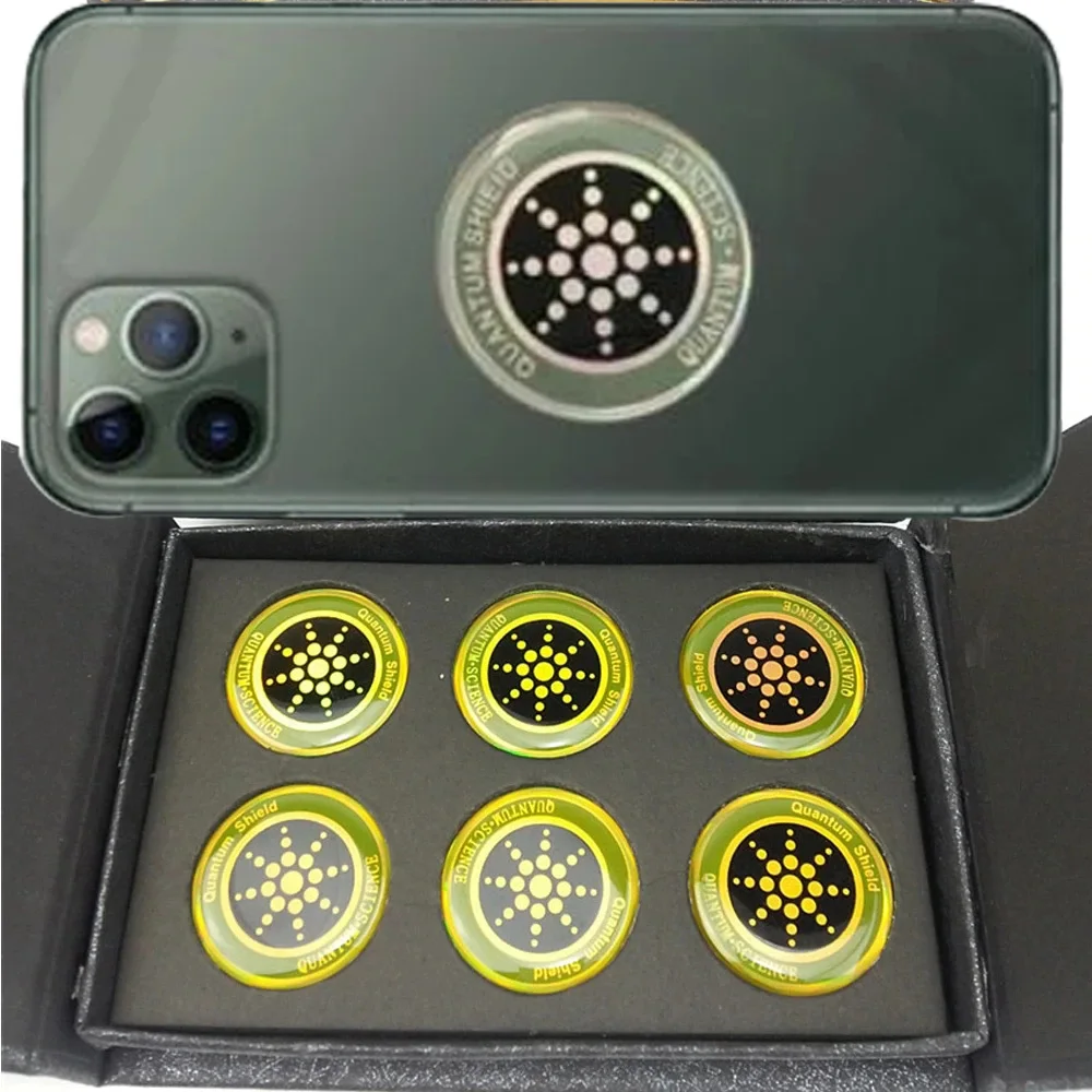 6pcs Quantum Shield Sticker Mobile Phone Sticker For Cell Phone Anti