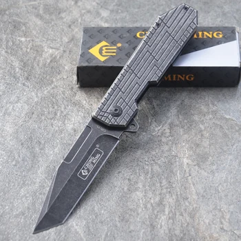 

8.6" Utility Military Pocket Folding Knife Fold 440C Steel Rescue Survival Tool Outdoor Camping EDC Mini Tactical Hunting knife