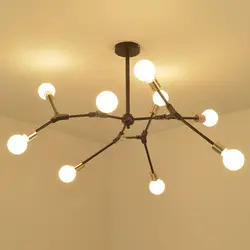 Nordic стиль лампы творческие элементы гостиная спальня современный минималистский дерево ресторан люстра прямые продажи с фабрики