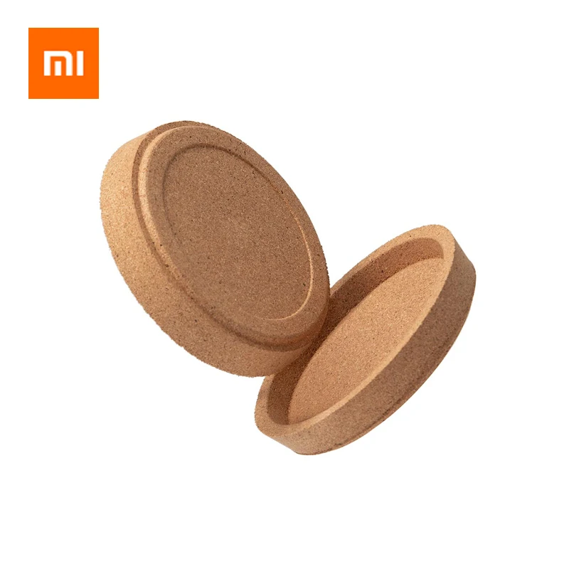 

3Pack Xiaomi Anti Slip Drink Coasters Natural Oak Tea Coffee Mug Hot Drinks Holder Posavasos Placemat Heat Resistant Cup Pad Mat