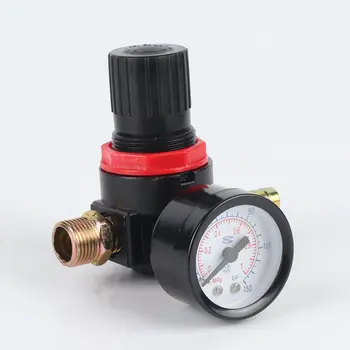 

Mini 1/4 Thread 180PSI/12Bar Air Pressure Reducing Regulator Air Source Treatment Unit With Pressure Gauge Easy Installation