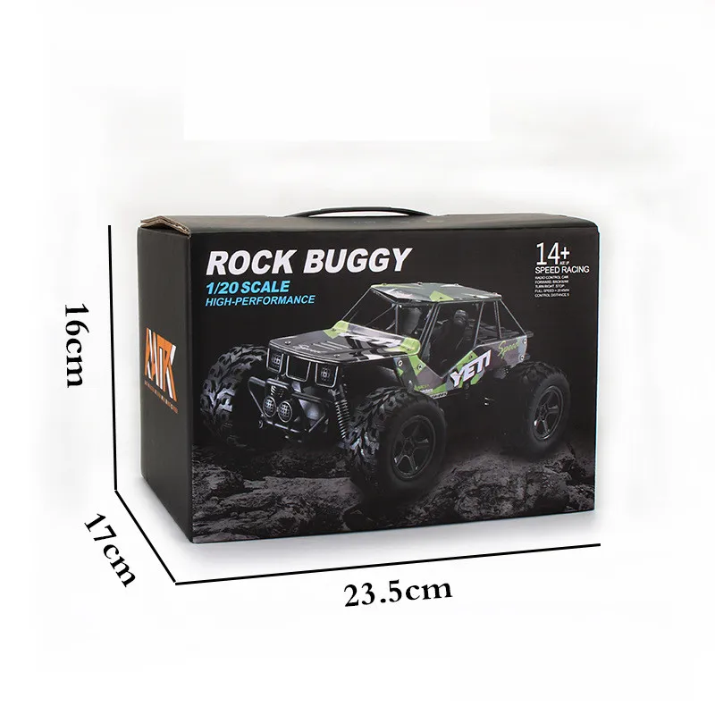 2,4 г сплав Bigfoot пересеченной страны подвижная автомобильная 1:20 телекоммуникационный игрушечный автомобиль