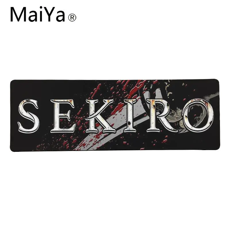 Lock Edge 40X90cm Maiya высокого качества SEKIRO Shadows Die Twice большой коврик для Мыши Компьютерный коврик для ПК большой коврик для мыши клавиатуры коврик - Цвет: Lock Edge 40X90cm