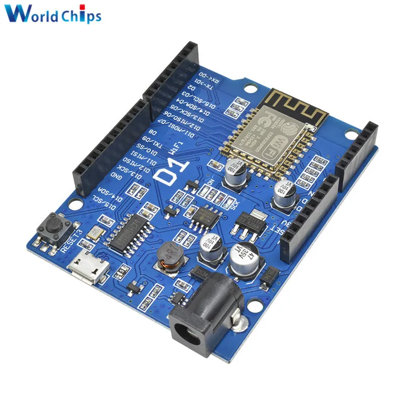 Плата разработки OTA WeMos D1 CH340 CH340G Wi Fi ESP8266 ESP 12 модуль Micro USB для Arduino IDE UNO R3 ONE 3 В 5 в