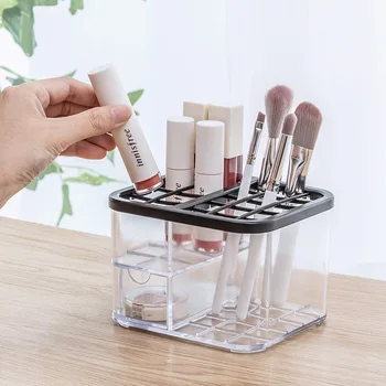 

Cosmetic Storage Box Transparent Makeup Organizer and Lipstick Jewelry Nail Polish Display Box Make Up Brush Holder Gift Box