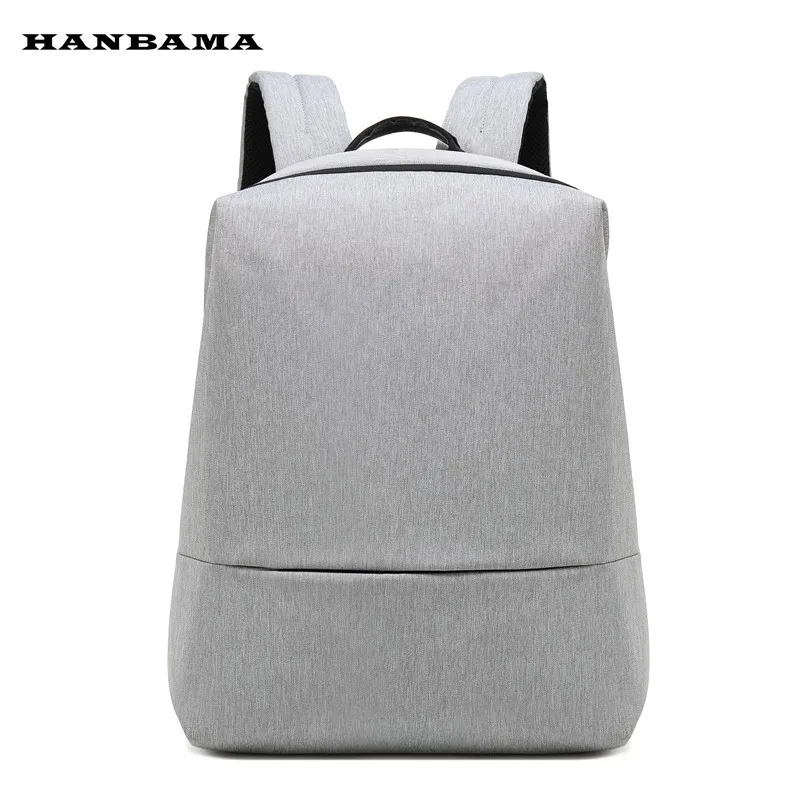 

Commuting Men Backpack Casual Travel Bag Middle And Large Schoolbag Printed Logo