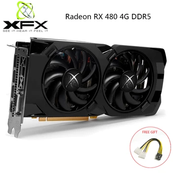 

XFX AMD Radeon RX 480 4GB Graphics Card AMD GPU RX480 4GB DDR5 Desktop Video Cards Gaming PC AMD Video Card Used Cards RX 480
