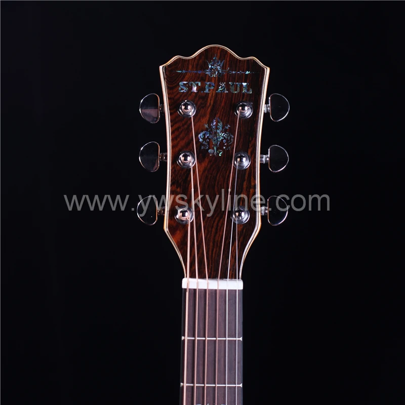 ST. PAUL SCG-60C 4" твердая Золотая сандаловая Акустическая гитара, акустическая электрогитара