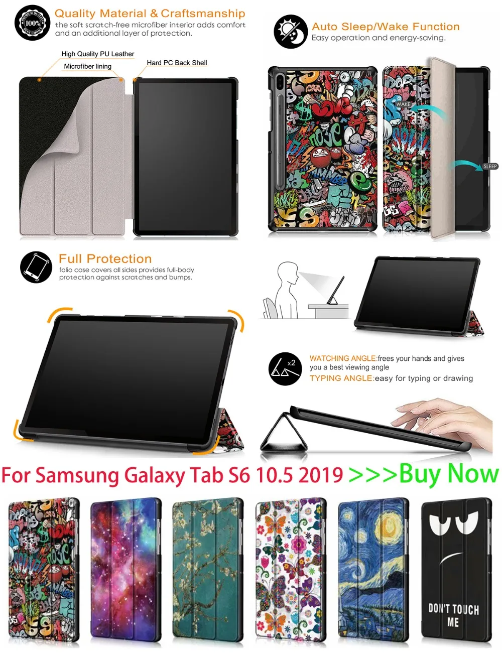 3D печатная обложка чехол для samsung Galaxy Tab S6 10,5 SM-T860 SM-T865 подставка планшет чехол для samsung Galaxy Tab S6 чехол+ стилус