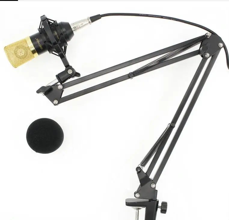 BM 700 Студийный микрофон для компьютера профессиональный конденсаторный микрофон для записи микрофон караоке-микрофоны - Цвет: mic with arm stand