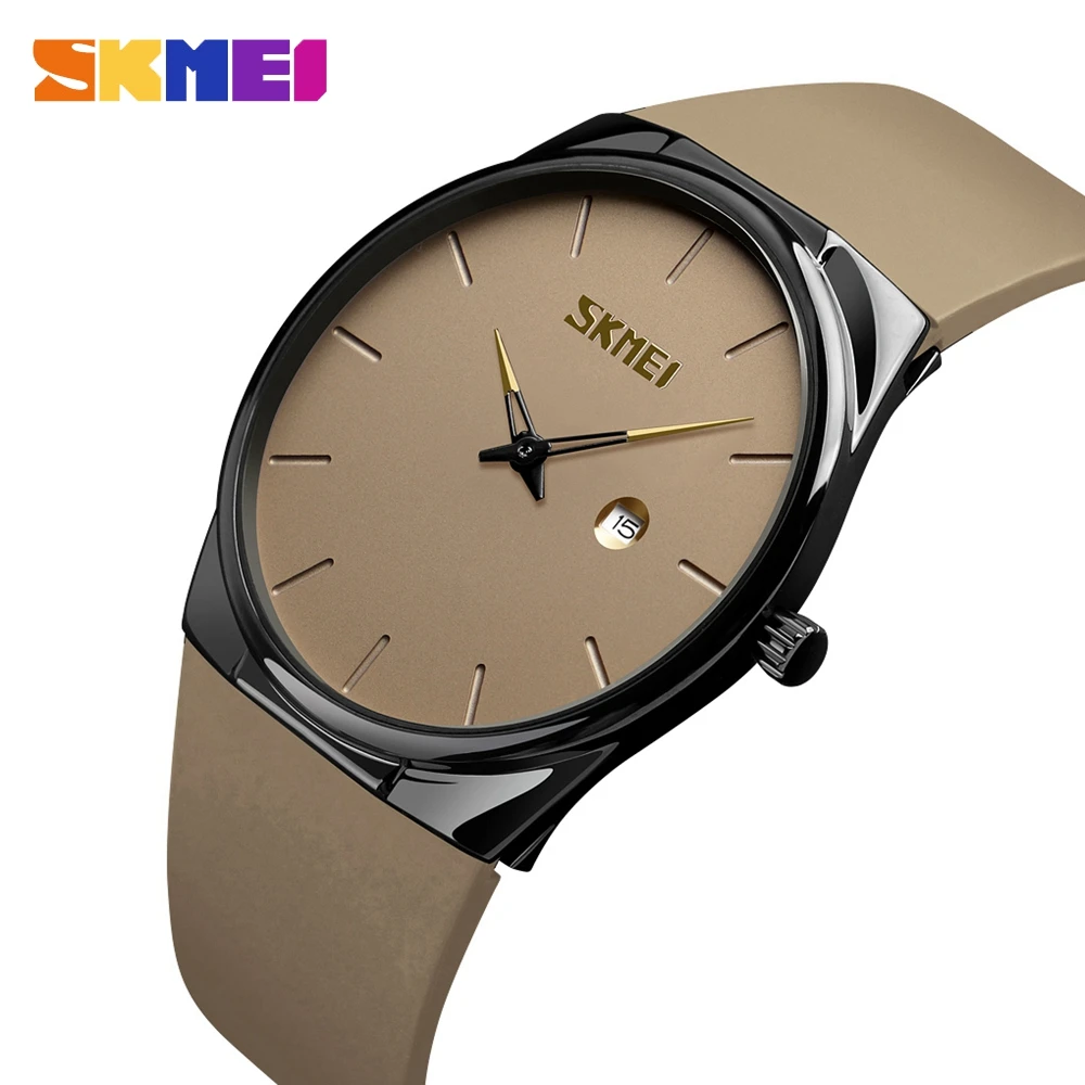 SKMEI мужские часы модные для мужчин Relojes Hombre 2019 Топ бренд роскошные спортивные кожа