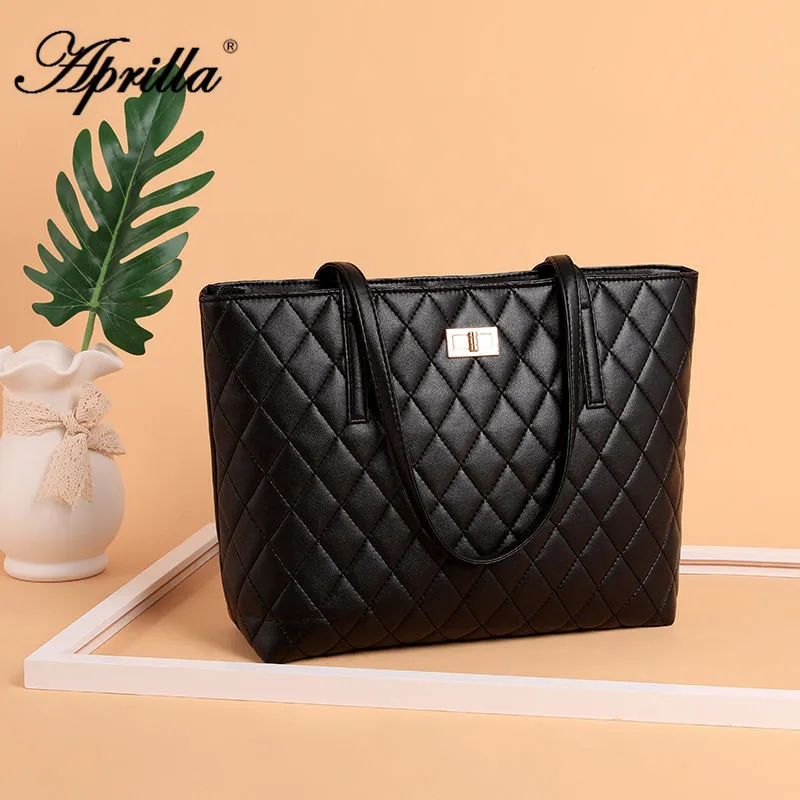 Aprilla tote сумки на плечо для женщин Повседневная сумка мягкие сумки женские большие сумки PWDL15