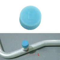 Capuchon de assujetde système AC A/C haute/basse pression, outil de service de climatisation, accessoires de climatiseur de voiture, R134a ou R12, 2 pièces 2