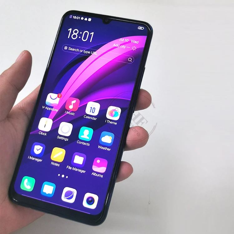 Vivo Z5 6,38 "Snapdragon 712 6G 128G супер AMOLED Полный экран 1080*2340 лицо + сканер отпечатков пальцев 4500mAh 22,5 w флэш-Зарядка 4 камеры