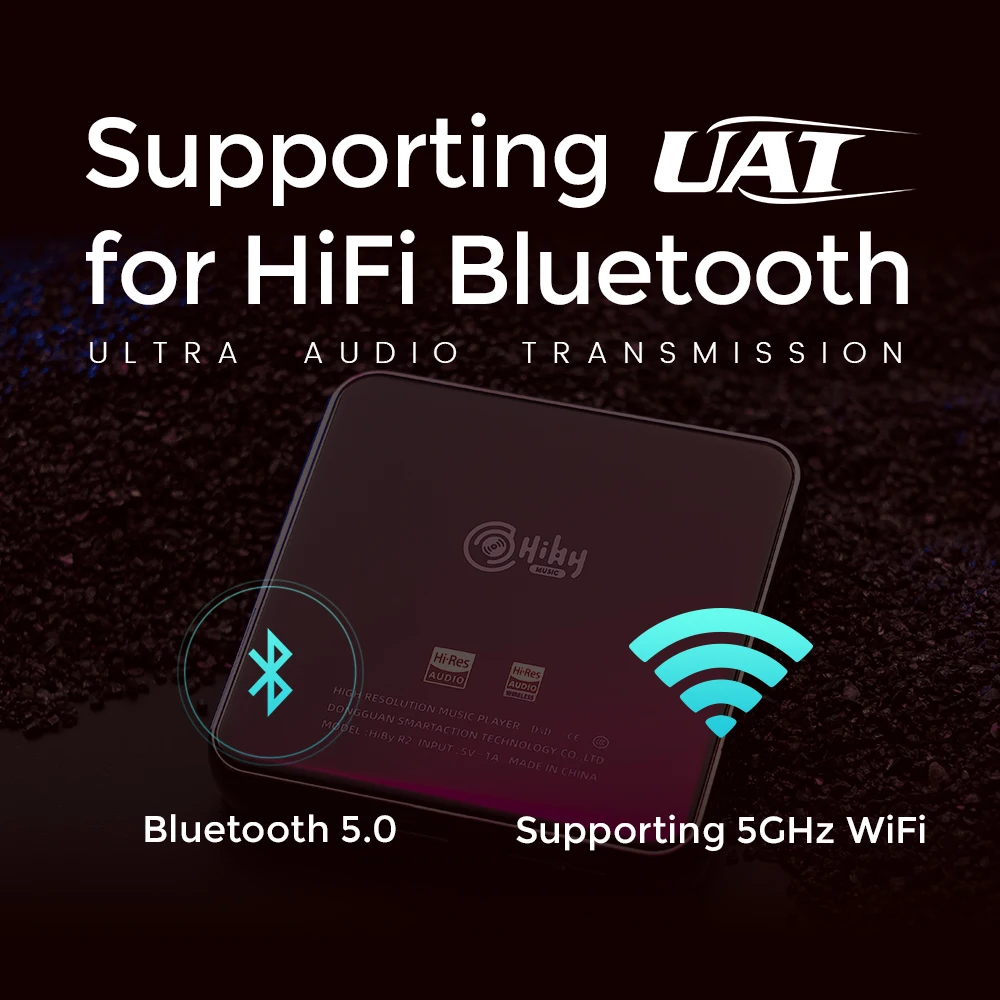 HiBy R2 Network Streaming MP3 Music Player HiRes Lossless Digital Audio Tidal MQA 5Gwifi LDAC DSD web radio Bluetooth 5.0 流行販売 HIBY R2ハイレゾプレイヤー 別売ケース付 ポータブルプレーヤー