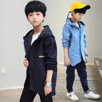 

Jacket for Boy Kids Jackets Children's Windbreaker For Boy Spring Autumn Trench 2019 Boys Clothes Outerwear Teenage Jackets 4-12