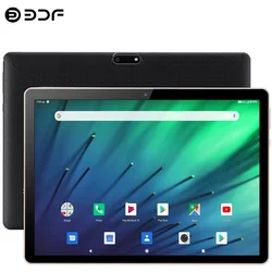 Nouveau 10.1 Pouces Tablette Pc Octa Core Android 9.0 Google Play 4G LTE Téléphone Double SIM Double Caméras GPS Tablettes 10 Pouces TYPE C 