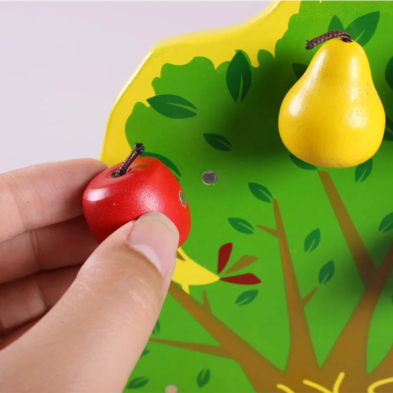

Youdele Children Early Education kuai nogo yuan String Tree Magnetic Fruit Beaded Bracelet Wooden Toys