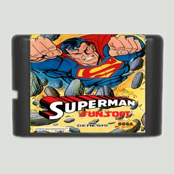 

Superman NTSC-USA 16 bit MD Game Card For Sega Mega Drive For Genesis