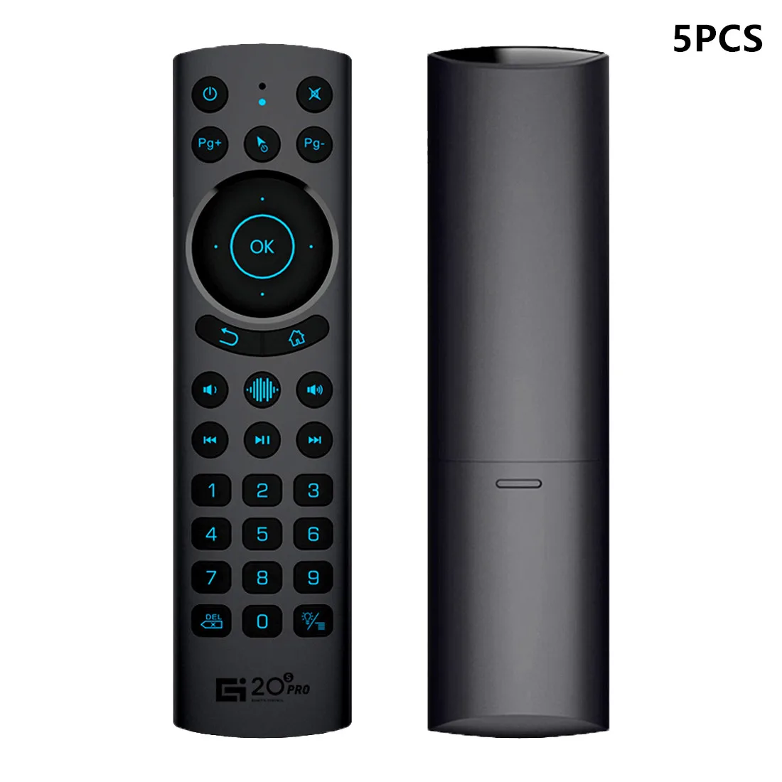 5 шт./лот G20BTS Plus 2 4G BT5.0 с подсветкой Smart Air Mouse гироскоп голосовой ИК-обучения