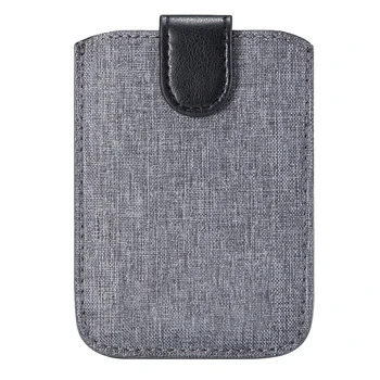 

Coin Fashion Pocket Stick On Card Holder Phone Back Portable Credit Wallet Pouch Case Adhesive Universal Canvas