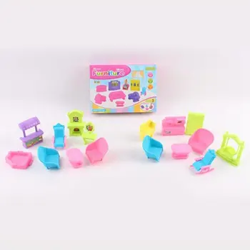 

Creative Princess Play Set Plastic Castle Furniture Kit Early Education Toy for Children Birthday Gift