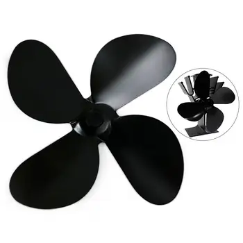 

Aluminum Alloy Blades Leaf for Stove Fan Log Burning Fireplace Accessories