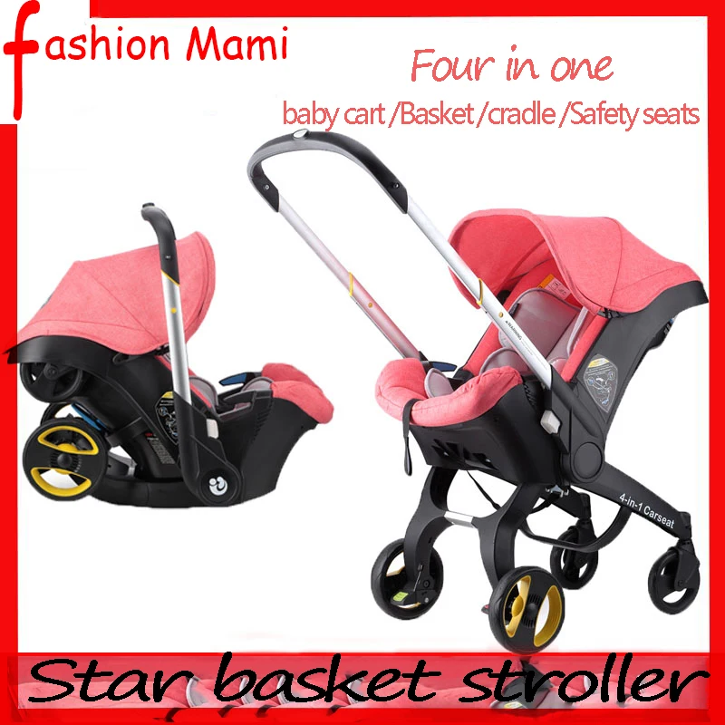 

Newborn baby stroller safety seat two-way four-in-one multi-purpose stroller lightweight stroller foldable car