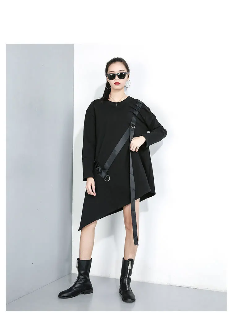 TVVOVVIN, необычная футболка с блестками, женская мода, пуловер, осень, элегантный, плиссированный, маленький, свежий, черный, белый, топ, L543