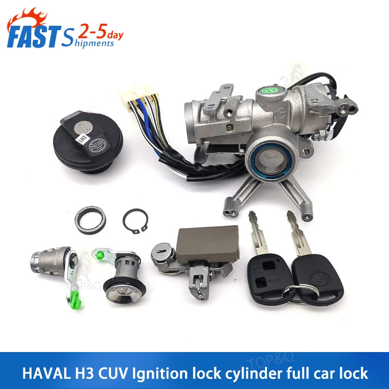 

Fit for Great Wall Haval H3 cuv Ignition lock cylinder full car lock assembly Ignition switch door lock