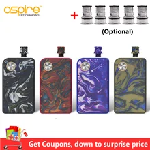Aspire Mulus комплект 4,2 мл Vape Pod 80 Вт Подходит катушка Nautilus bvc Tigon катушка электронная сигарета комплект pk Breeze NXT Pod Kit