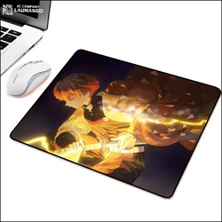 Almofada do rato personalizado grande demônio assassino kimetsu nenhum yaiba dados sapo teclado gaming mousepad xl gamer mesa tapete almofadas ponto