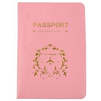 

Organizer case of passport Wallets Passport Holder Pink Flower Vine