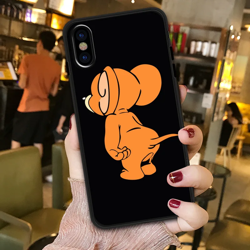 Чехол для iphone 11 Pro Max чехол 7 8 6S Plus XR X XS мягкий телефона с милым мультяшным медведем
