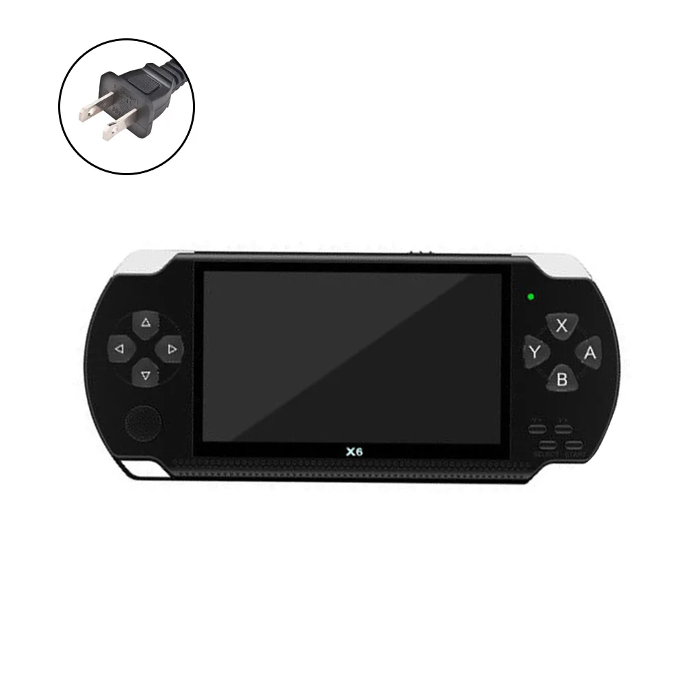 Black US 4," Игровая консоль подарки 8G HD перезаряжаемый портативный плеер Ретро Веселые многофункциональные дети с av-кабелем и зарядной головкой - Цвет: Black US