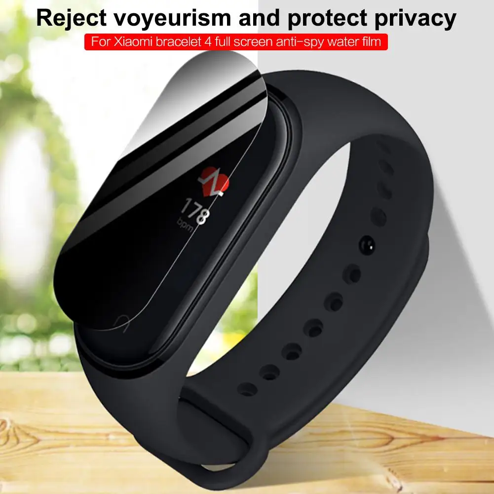 

High Quality Screen Product Film For Xiaomi 4 Full Screen Privacy Film Waterproof Membrane Anti-peep Film For Millet Bracelet 4