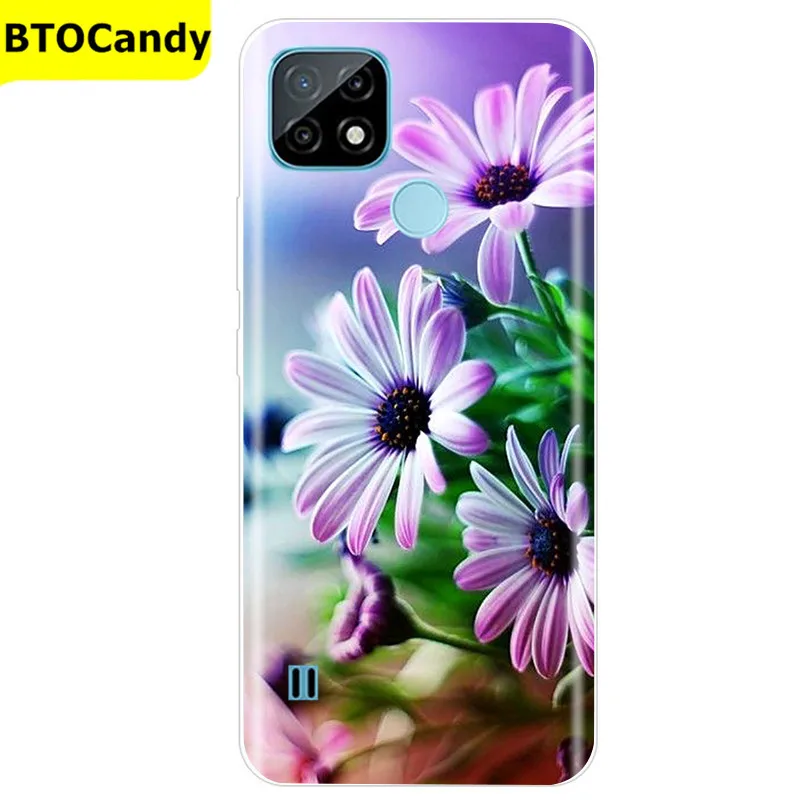 For Realme C21 Case Soft Tpu Silicone Case For OPPO RealmeC21 C 21 Phone Cover Fundas RMX3201 Bumper Case For Realme C21 Cover pouch phone Cases & Covers