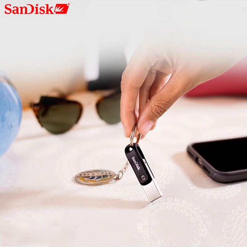 Новый USB флеш накопитель SanDisk iXPand U OTG разъем Lightning 256 карта 128 ГБ MFi для iPhone и iPad