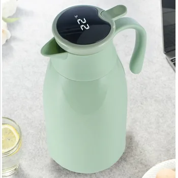 

1L/1.3L Large Capacity Glass Teakettle Creative Design Digital Display Water Kettle Portable Thermos