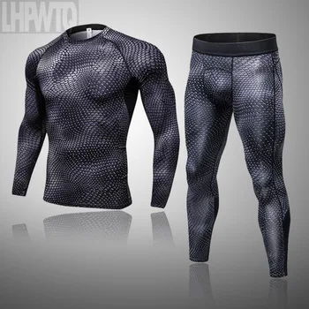 

2021 New Men Thermal Underwear Set Heated Long Johns Winter Inner Wear Thermal Shirts Long Underpants Thermal Bodysuit Suit