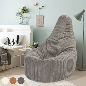 

Lazy Bean Bag Sofas Cover Chairs without Filler Lounger Seat Bean Bag Pouf Puff Couch Tatami Living Room Furniture