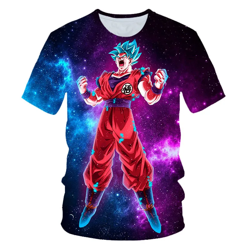 

Summer boys and girls Dragonball t-shirts for kids 3d-printed t-shirts kids casual t-shirts short-sleeved pullover punk t-shirts